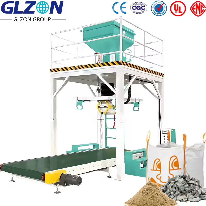 Weighing FIBC Bulk Jumbo 500kg 1000kg Ton Bulk Bag Automatic Filling Packaging Machine Big Bag Packing Machine Ton Bag System