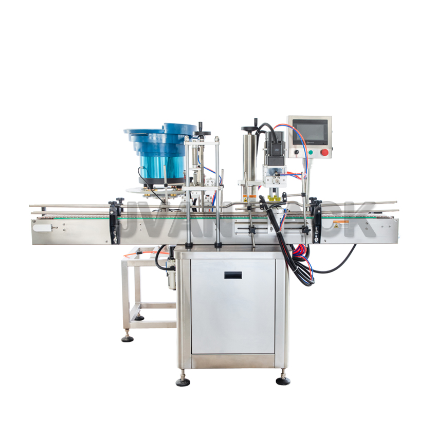 Jp-L Fully Automatic Linear 1 L Cream Oil Washing Gel Liquid Paste Filling Capping Machinery Screw Capping Machine Labeling Packing Machine