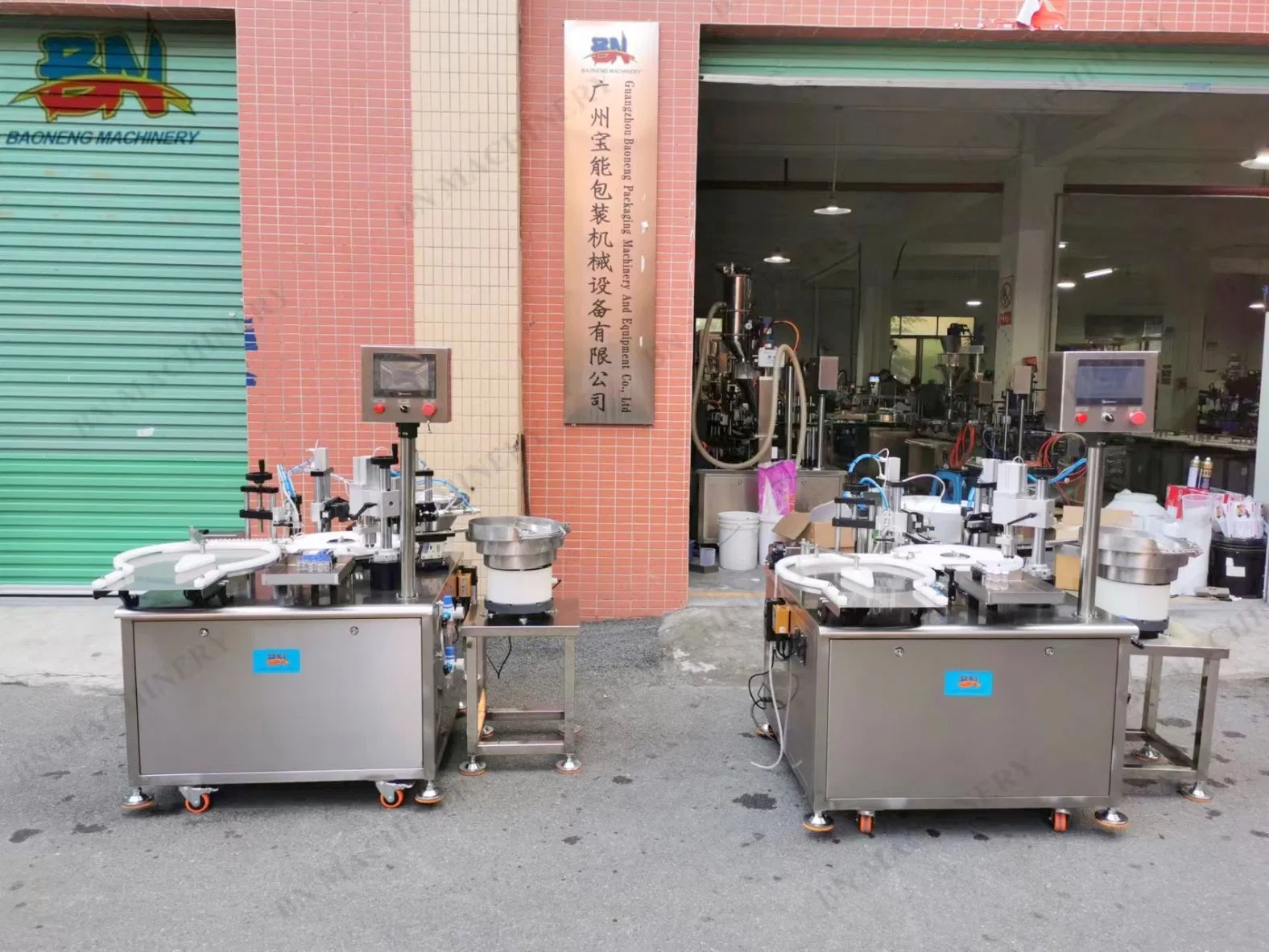 Automatic Essential Oil Liquid Glass Vial Filling Machine with Bottle Plugging Crimping