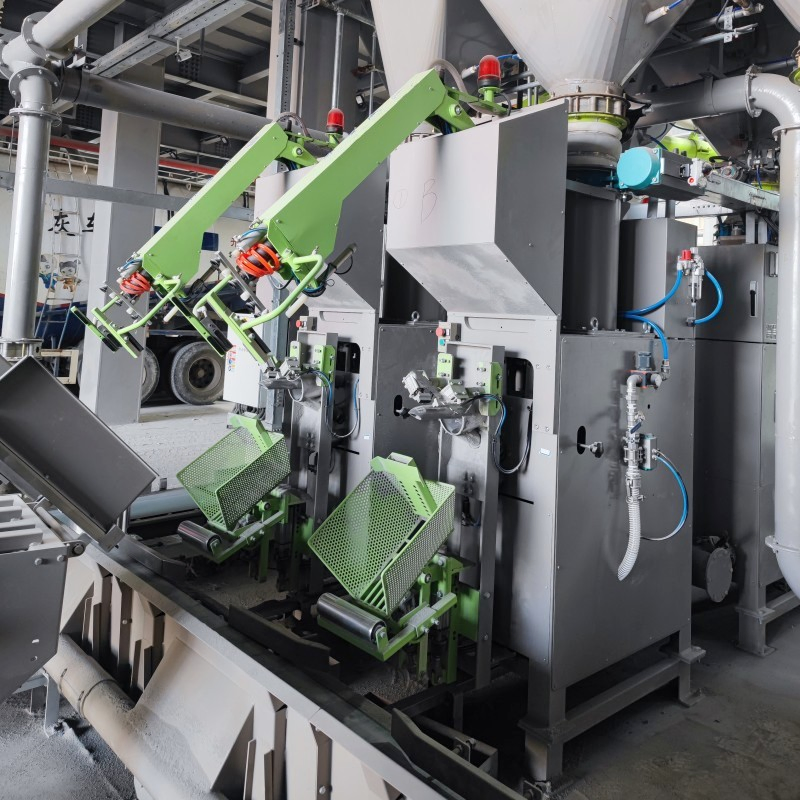 Automated 50pound Powder Metering Packing Systems with Ultrasonic Sealing