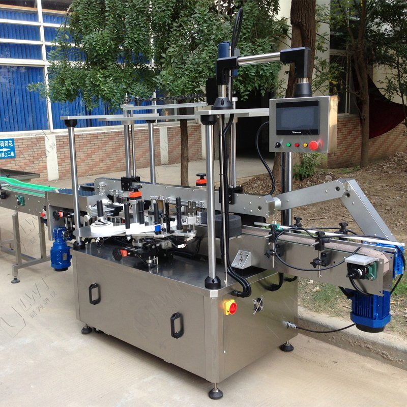High Configuration Auto Front and Back Two Sides Bottle Labeling Machine