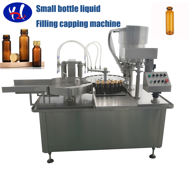 Multi-Heads Small Bottle Filling and Capping Machine 10ml Bottle Liquid Filling and Capping Machine