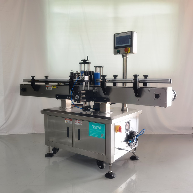 Premium Round Bottle Labeling System with Adjustable Head for Shampoo Bottles