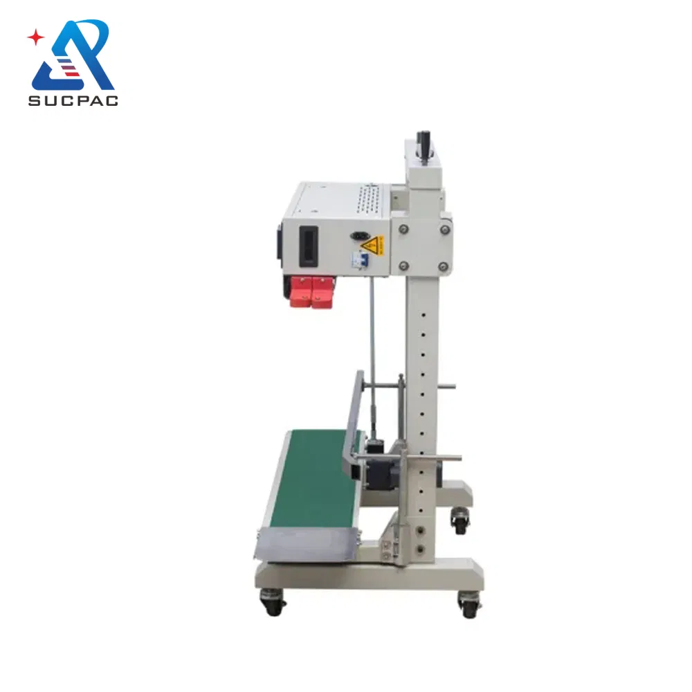Food Pouch Heat Continuous Band Sealer Packing Plastic Bag Sealing Machine