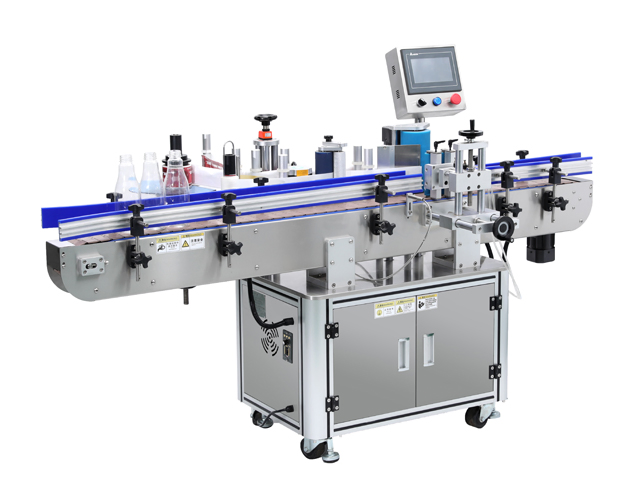 Fast and Reliable Bottle Labeling System for Industrial Use