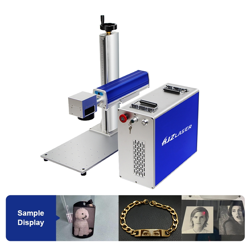 30W 50W 60W 100W 3D 2.5D Portable Mini CNC Metal Plastic Fiber 3W 5W 10W UV CO2 Mopa Fiber Laser Marking Printing Deep Jewelry Engraving Machine