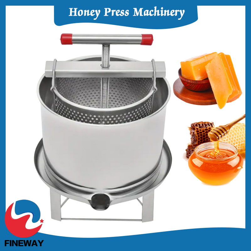 Premium 304 Stainless Steel Honey Press Manual Extractor