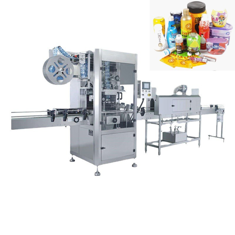 High Speed Plastic Bottle Shrink Sleeve Labeling Device Sleeve Labeling Equipment