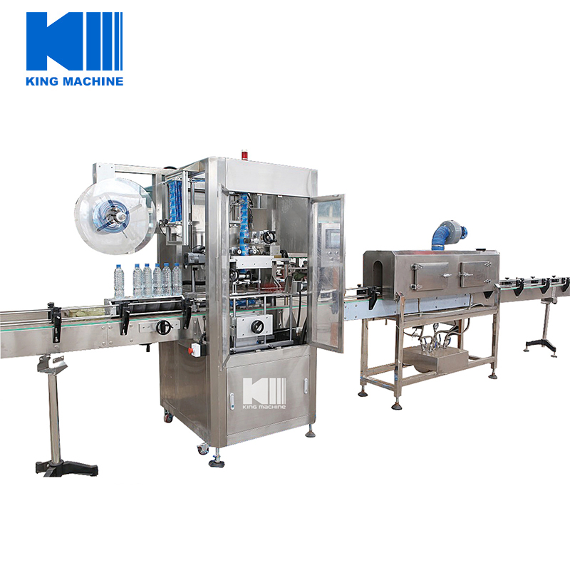 Low Speed Single Head Shrink Sleeve Water Bottle Labeling Machine
