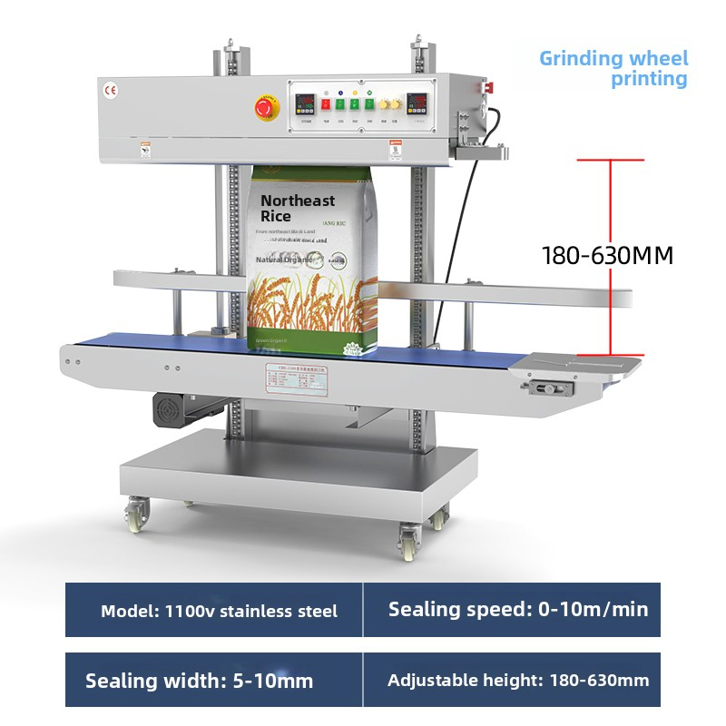 Big Continuous Band Sealing Machine for Stand Type Pouch