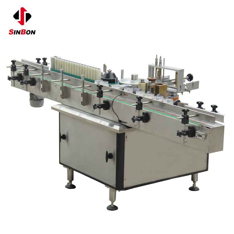 Round Bottle Auto Sticker Labeling System