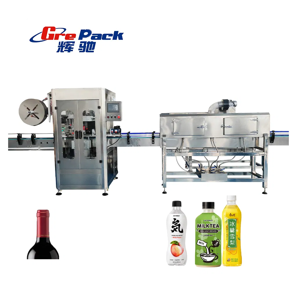 Automatic Round Bottle Labeling Machine PVC Shrink Sleeve Film for Bottle Package