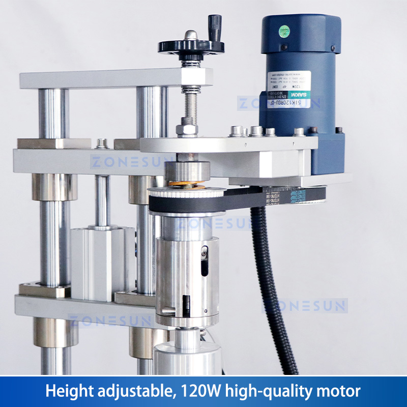 Zonesun Zs-Xg442f Automatic Capping Machine with Screw Cap for Detergent Oil F-Style Gallon Jug Bottle