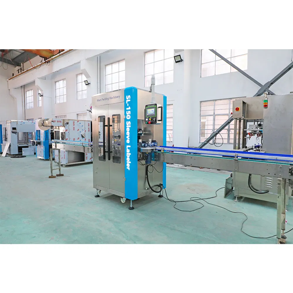 Automatic PVC Shrink Sleeve Bottle Labeling Machine