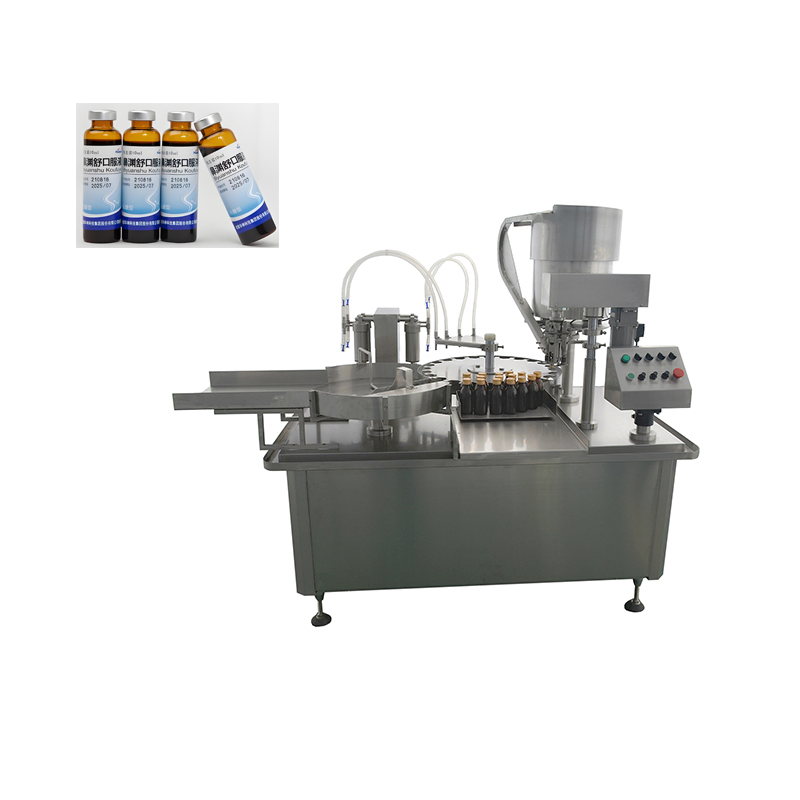 Multi-Heads Small Bottle Filling and Capping Machine 10ml Bottle Liquid Filling and Capping Machine