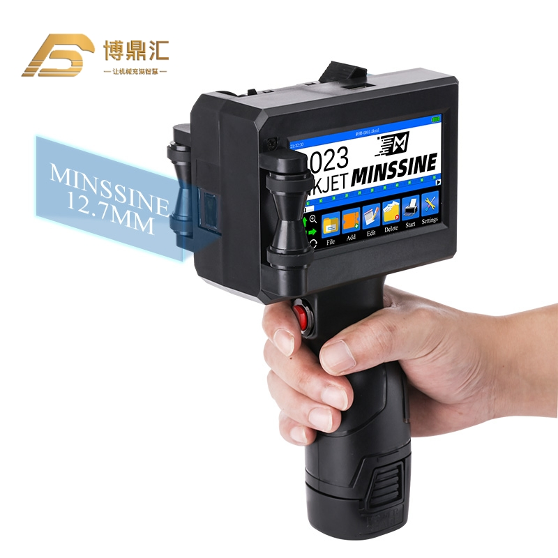 Multi Languages Date Batch Number Portable Inkjet Printer Handheld Coding Printing Machine