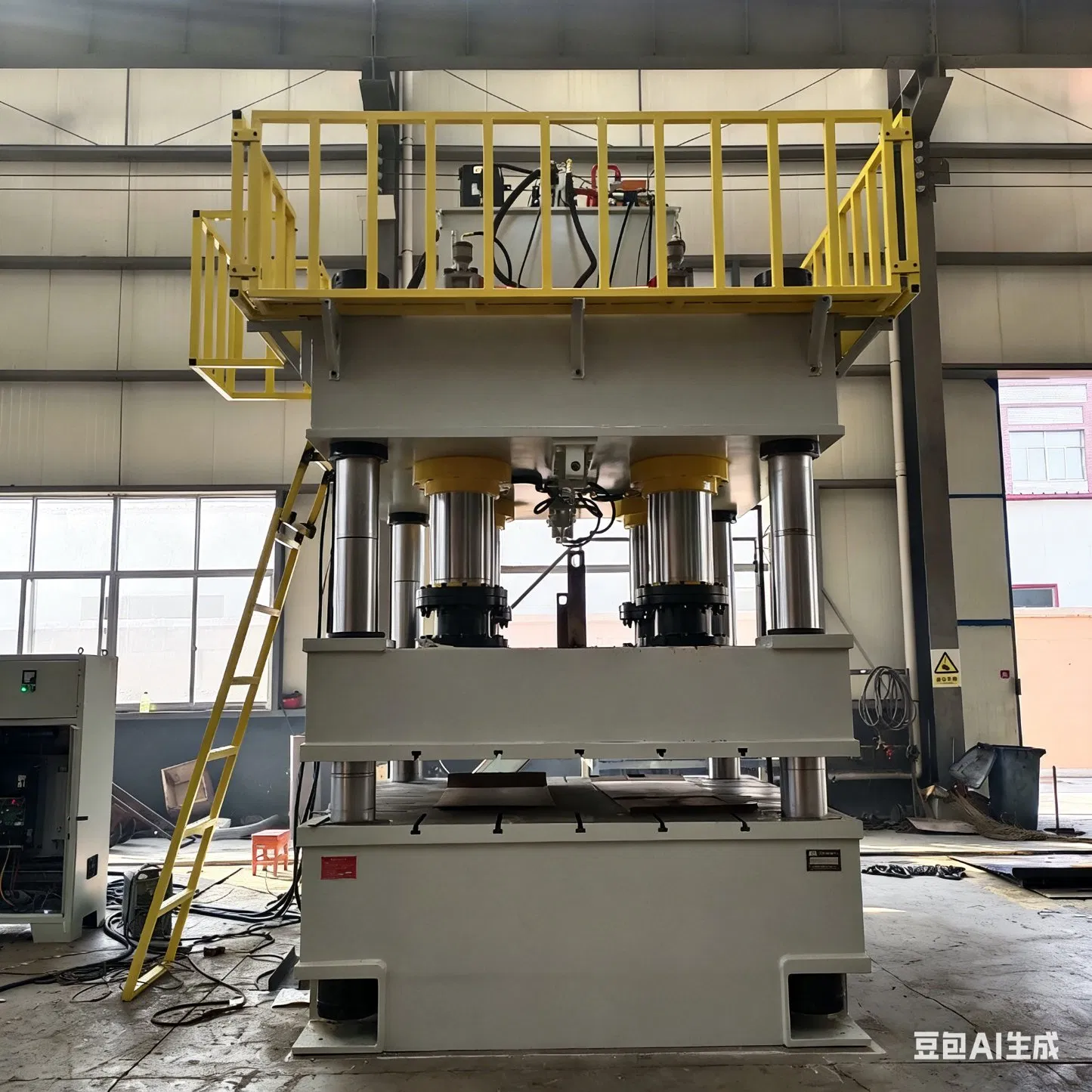 Advanced Four-Column Hydraulic Press for Plastic Pallet Molding