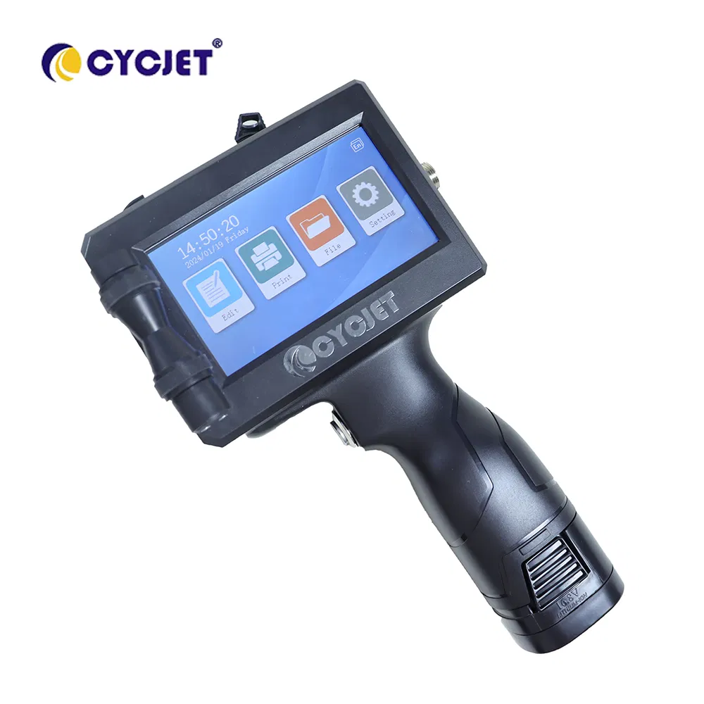 CYCJET Smart I-L Industrial Handheld Printer - Carton, Metal &amp; Pipe Coding System