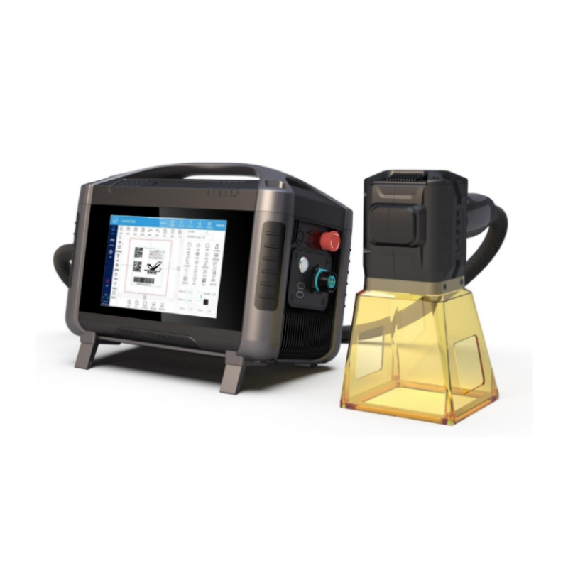 Handheld Fiber Laser Marking Machine for Metal Plastic Mini Portable 20W 30W 50W Laser Marking and Engraving Machine