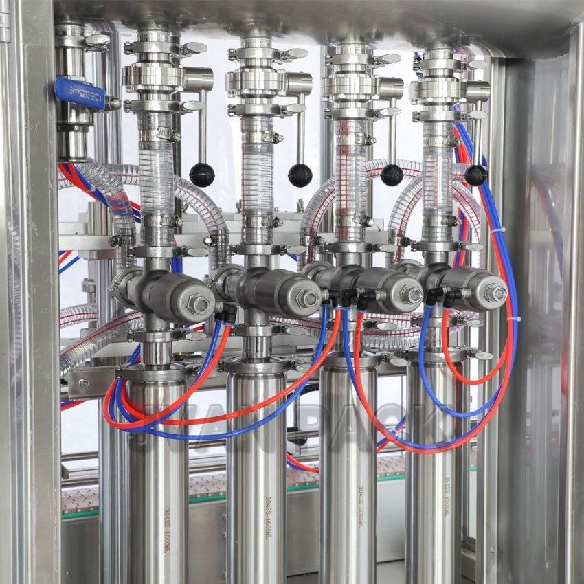 Gt4t-4G Auto Pneumatic Viscous Bottle Filler Sauce Jam Honey Paste Jar Bottling Filling Machine