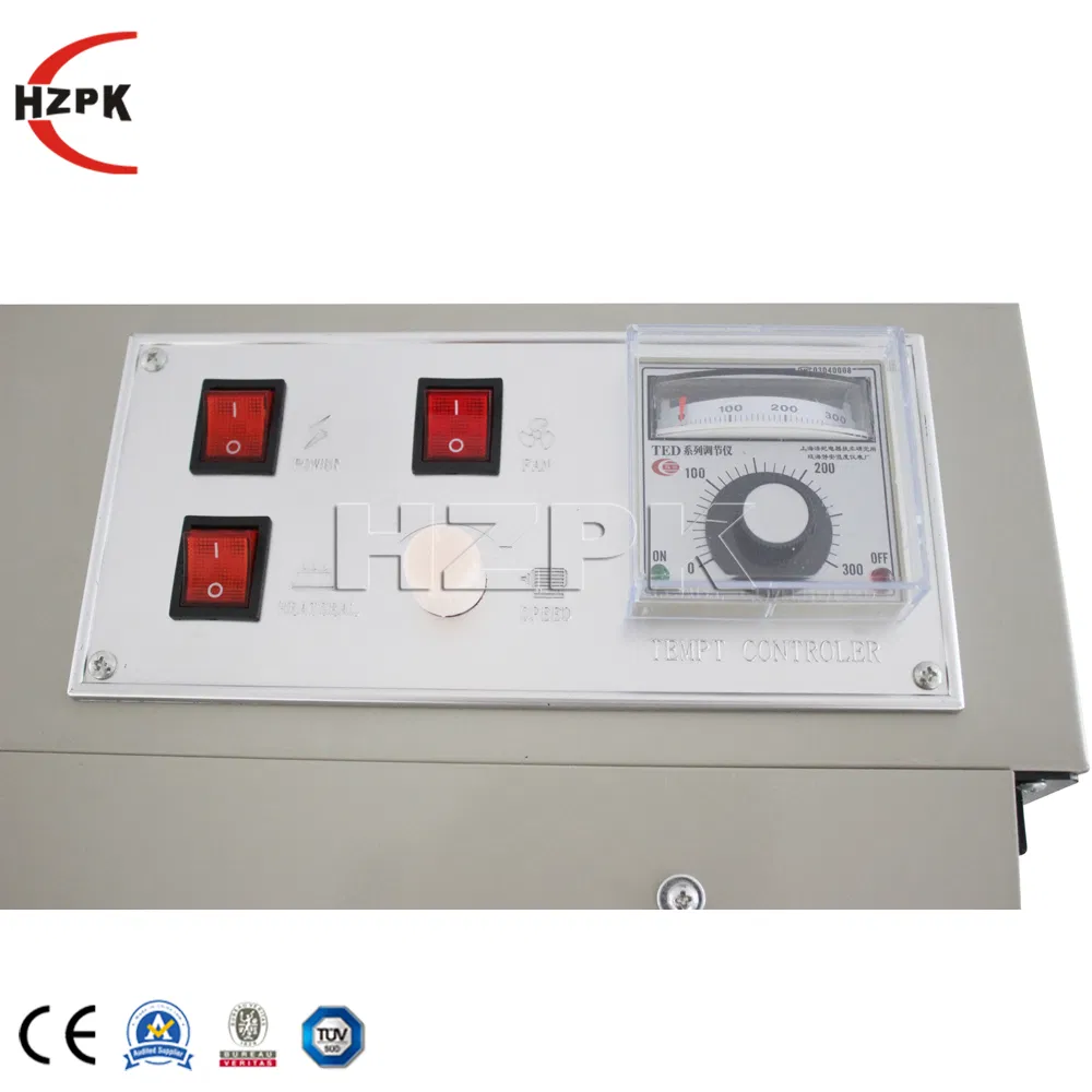 Hzpk Low Price Auto Continuous Band Sealing Machine Fr 900