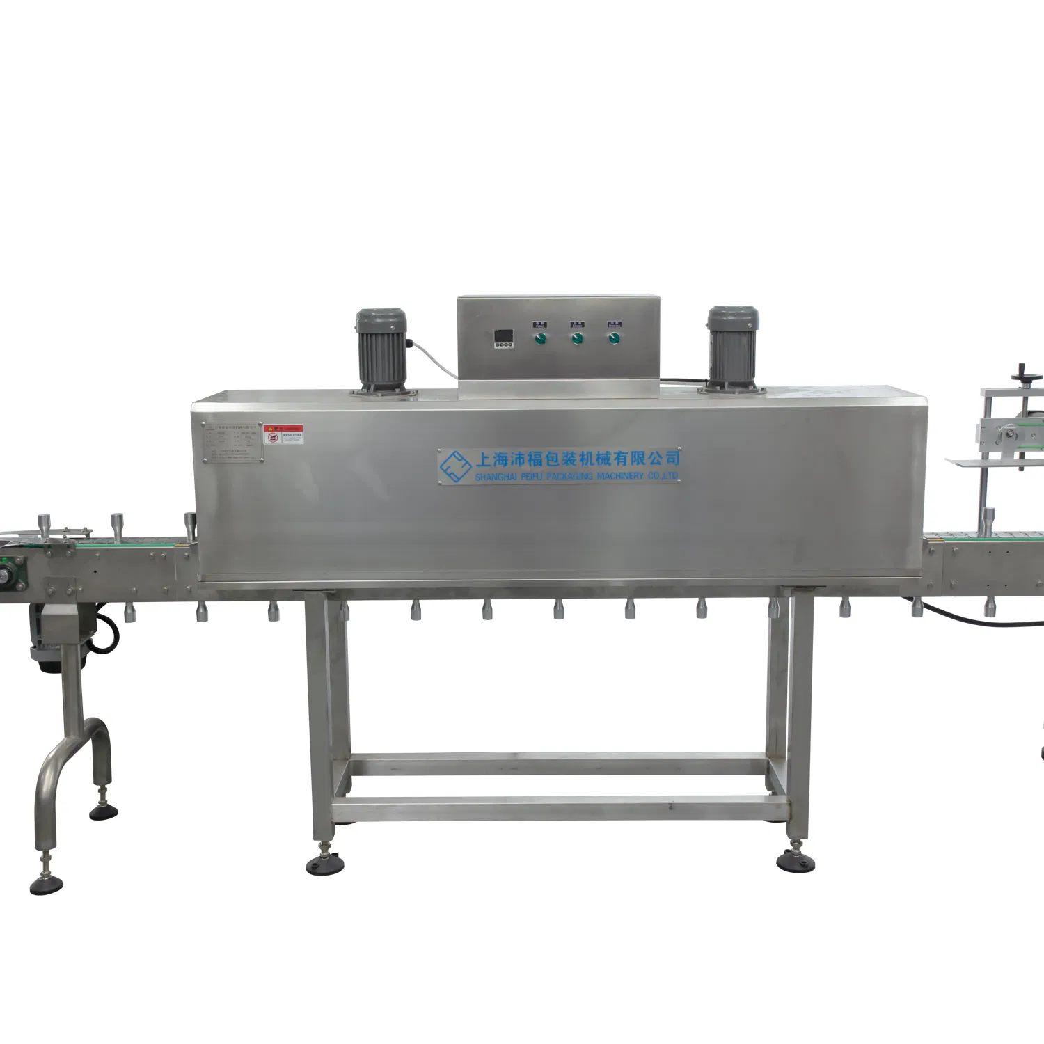 Shrink Sleeve Wrapping Machine Automatic Sewing Thread Cones Heat PVC Labeling Machine