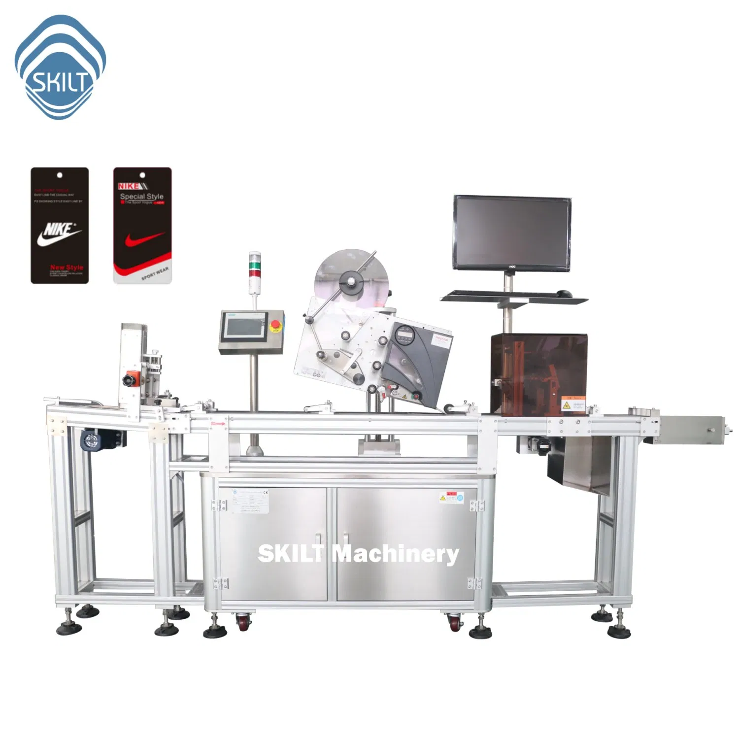 Auto Self-Adhesive Labeling Machine for Unformed Cartons Tag Paging Labeler