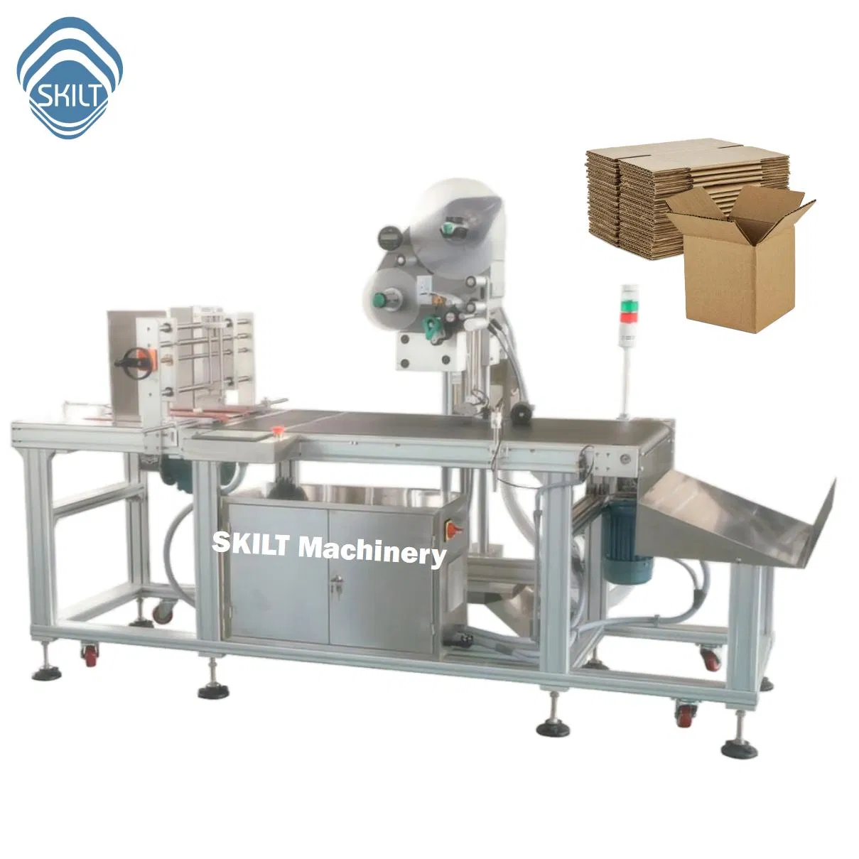 Professional Pouch Labeler and Bag Paging Label Applicator System