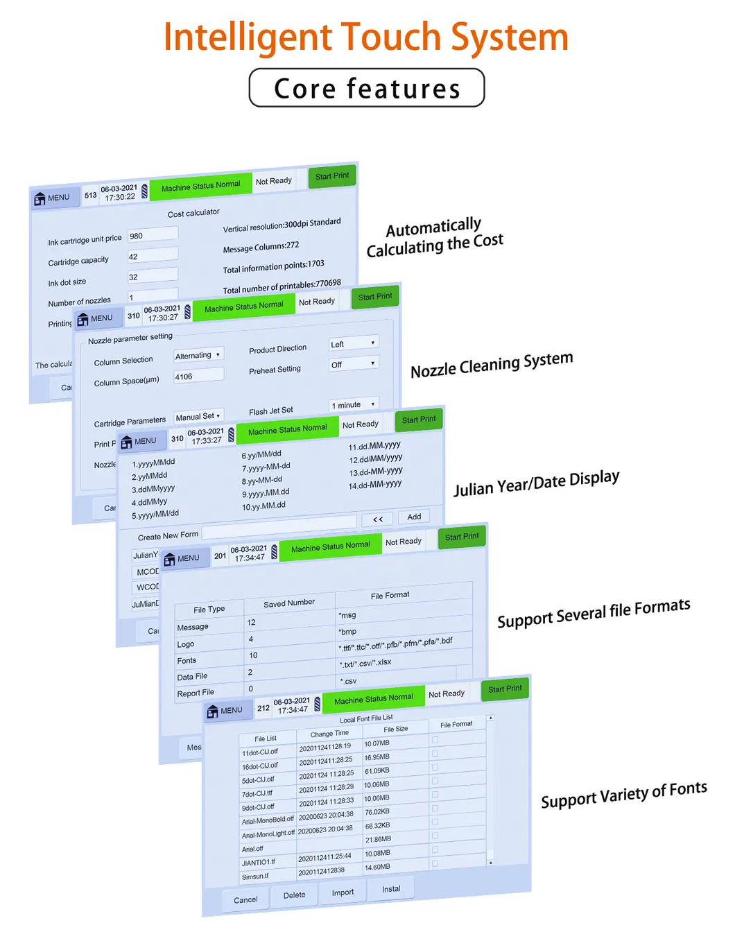 Industrial Inkjet Printer