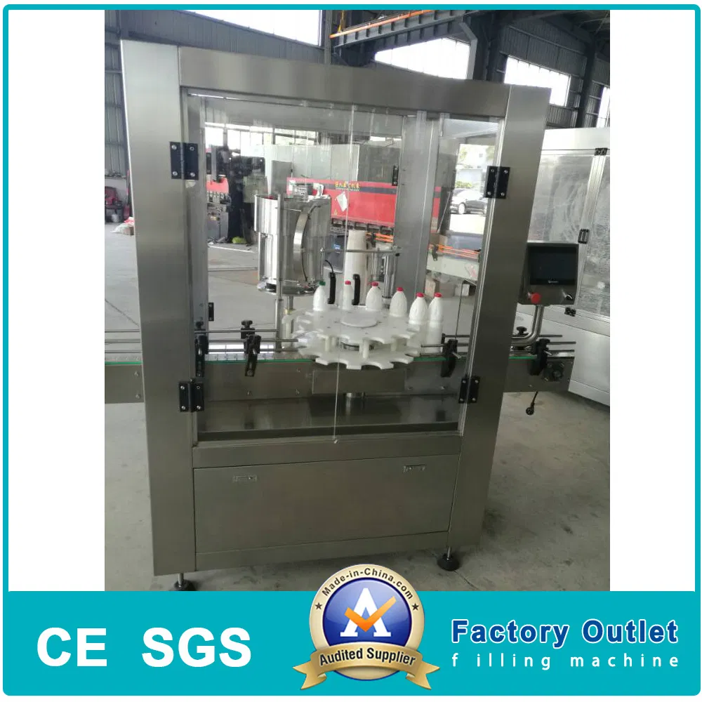 Automatic Stainless Steel Piston Press Ropp Capping Machine for Cleaning Detergent