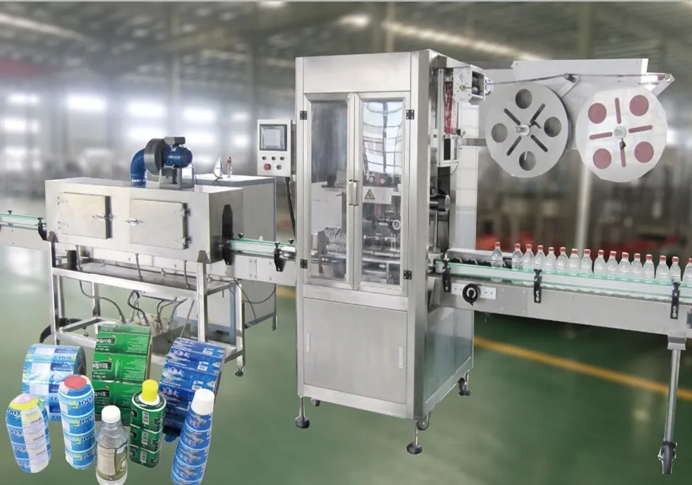 Automatic Beverage Bottle Shrink Sleeve Labeling Machine