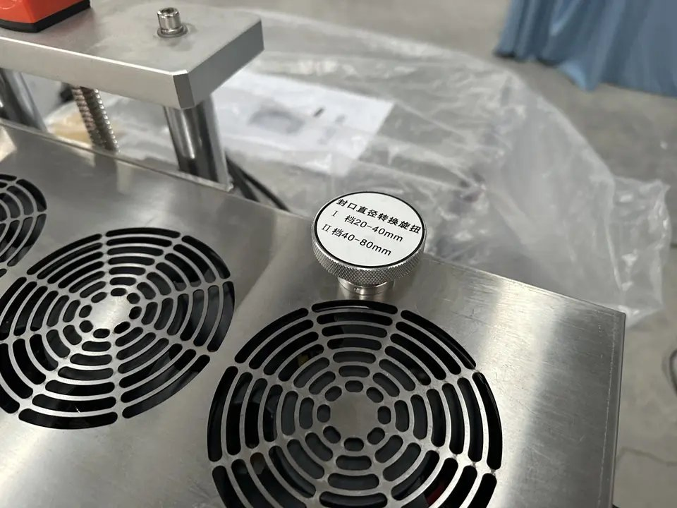 Electromagnetic Continuous Heat Induction Sealer Aluminum Foil Film Honey Plastic Bottle Capping Sealing Machine