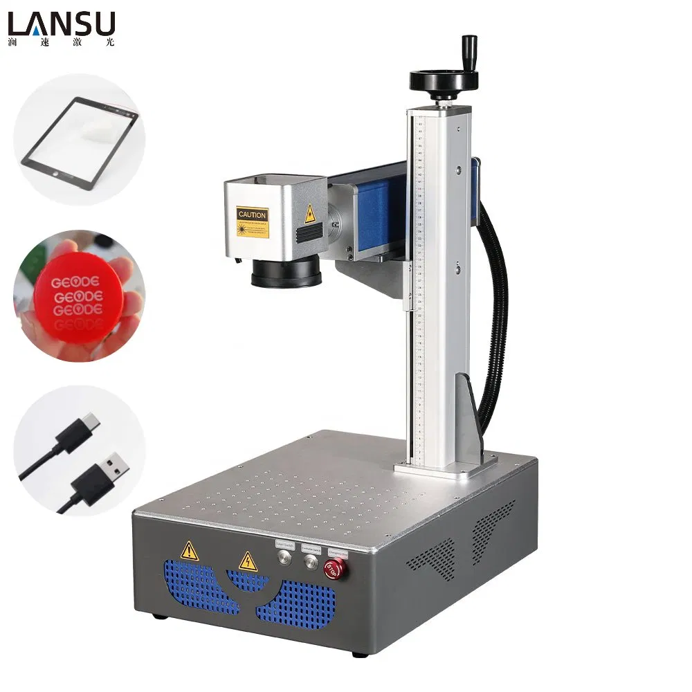 20W Metal Silver Gold Jewellery Fibre Optic Engraving Laser Mini Marking Machine