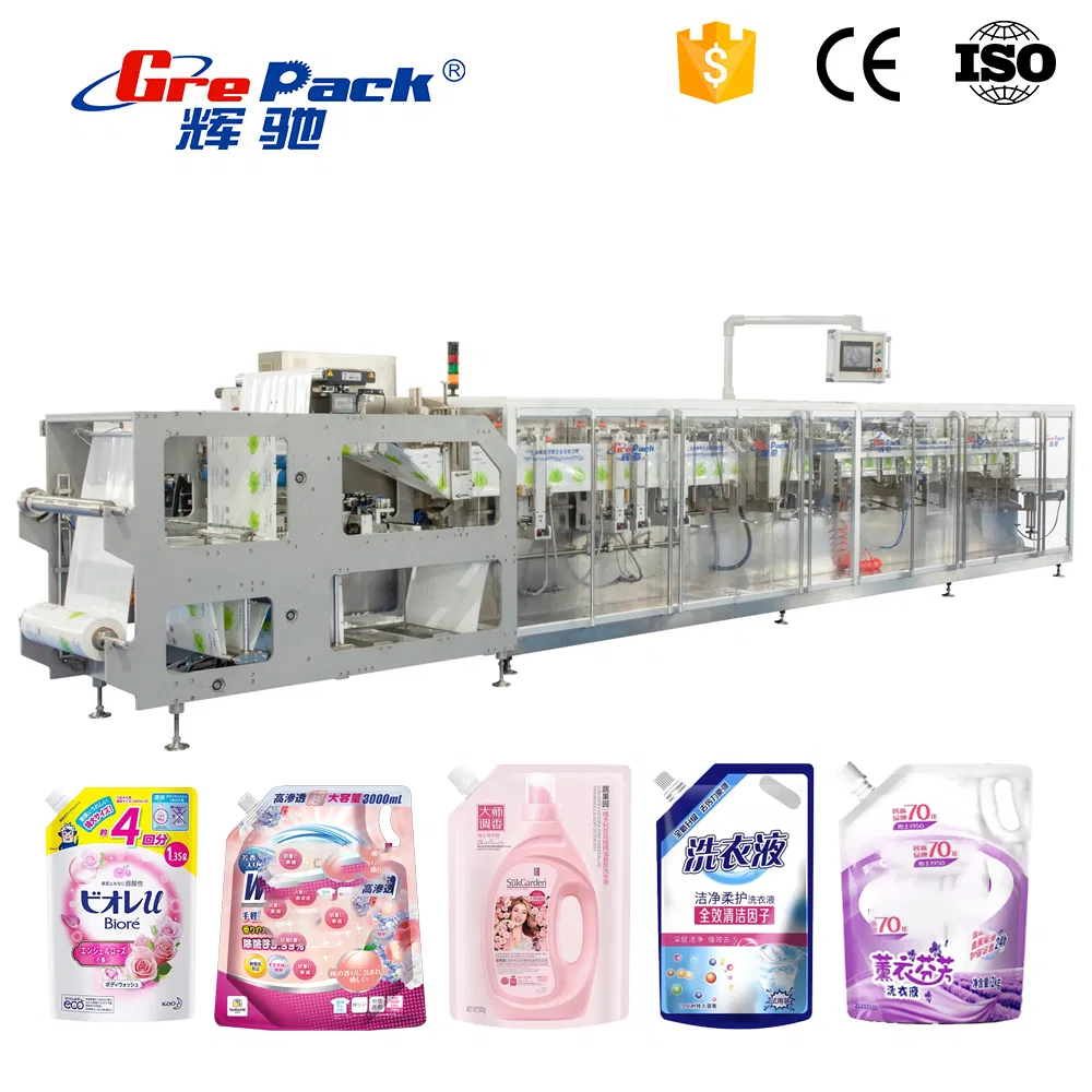 Horizontal Spout Doypack Pouch/Bag/Sachet Packing Machine Detergent/Beverage/Sauce/Ketchup/Paste/Mayonnaise/Juice Food Filling Packing Machine