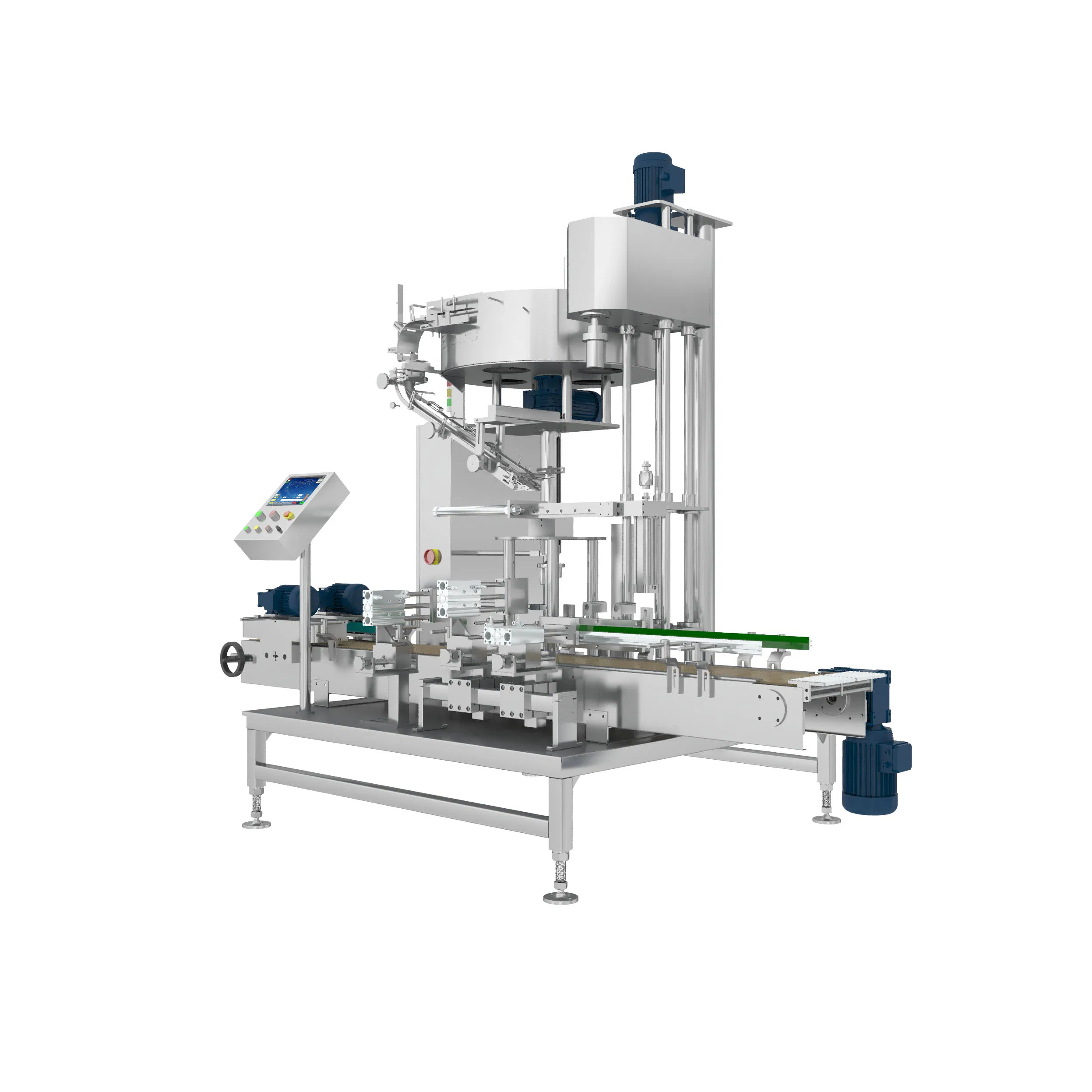 5L-30L High Speed Single Head Screw Barrel Automatic Capping Machine for Drum Filling Line