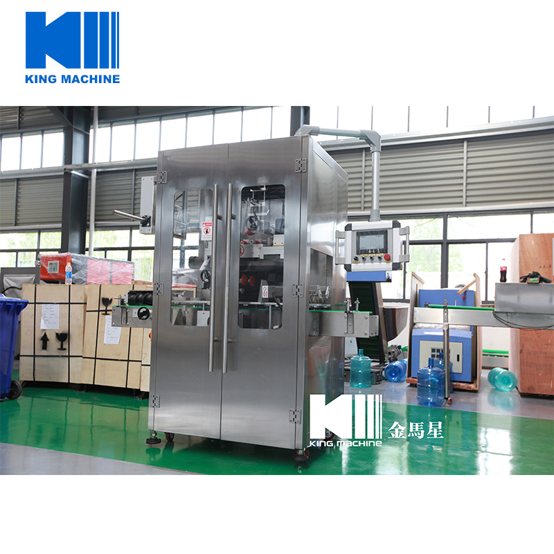 Low Speed Single Head Shrink Sleeve Water Bottle Labeling Machine