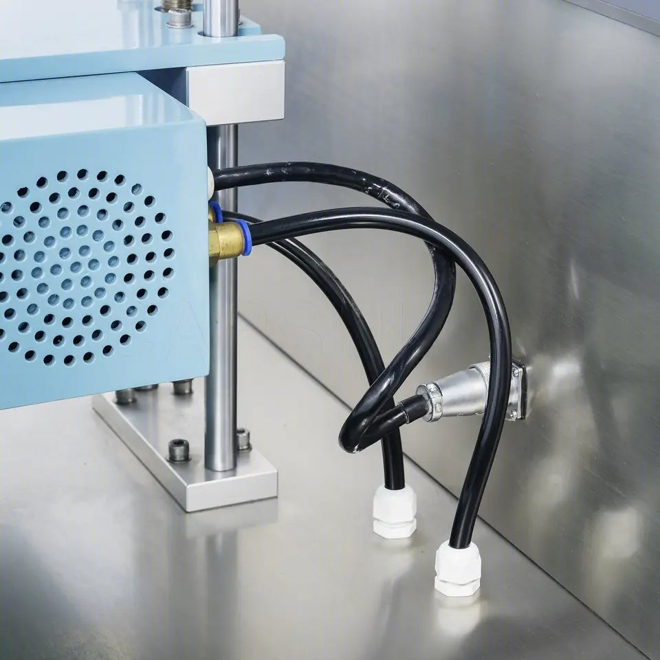 Electromagnetic Continuous Heat Induction Sealer Aluminum Foil Film Honey Plastic Bottle Capping Sealing Machine