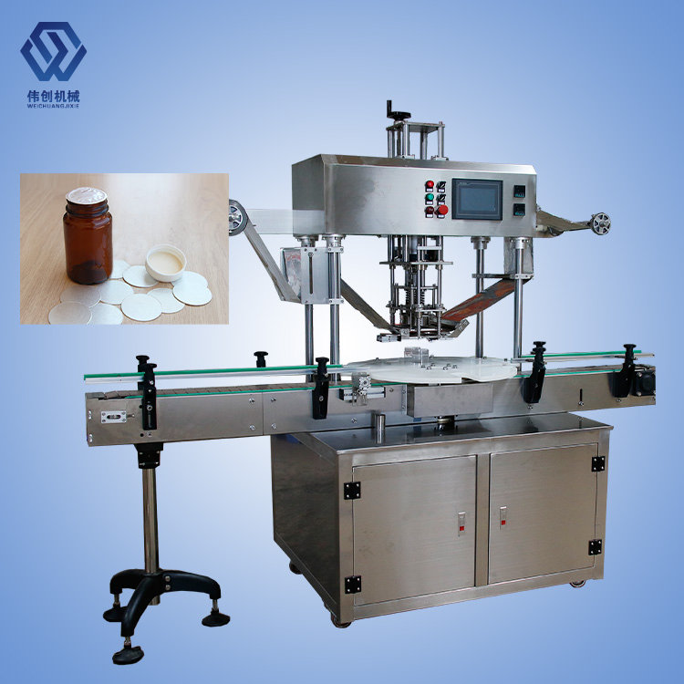 Automatic Clear Soda Can Sealer Aluminum Foil Induction Sealing Machine