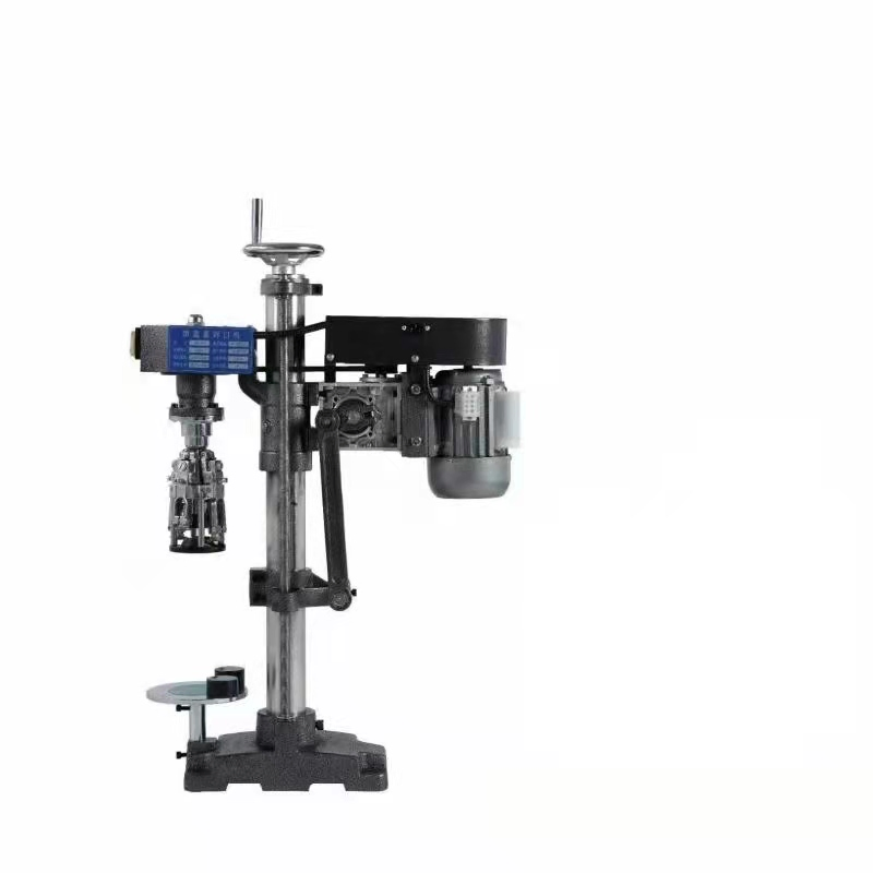 Semi-Automatic Glass Bottle Screw Aluminum Metal Cap Ropp Capping Sealing Machine for Wine