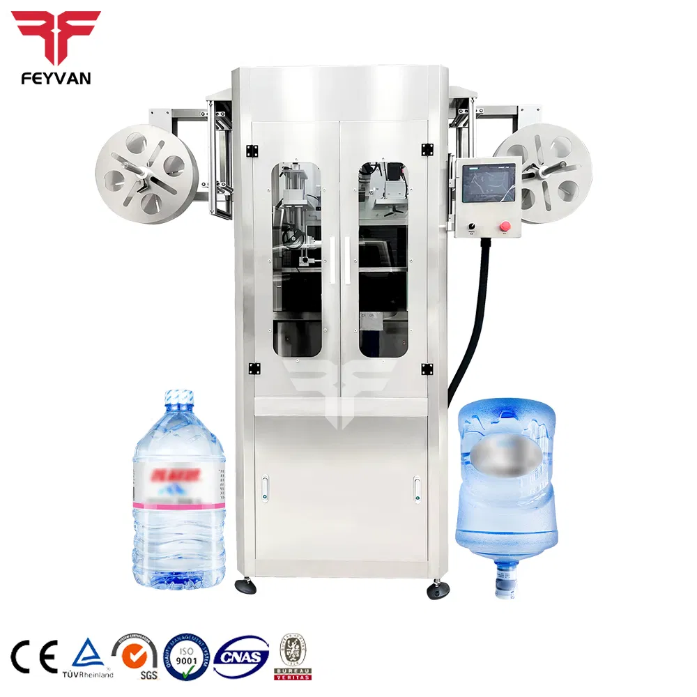 Automatic Beverage Large Bottle Shrink Sleeve Labeling Machine Price