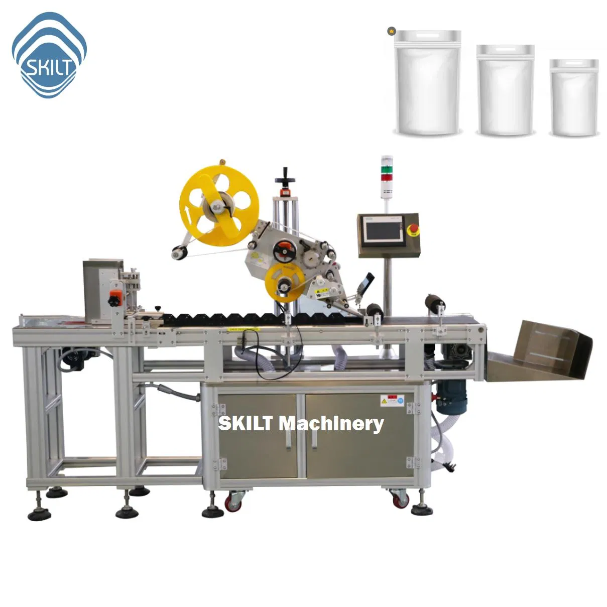 User-Friendly Pouch Labeler and Bag Paging Labeling Machine System