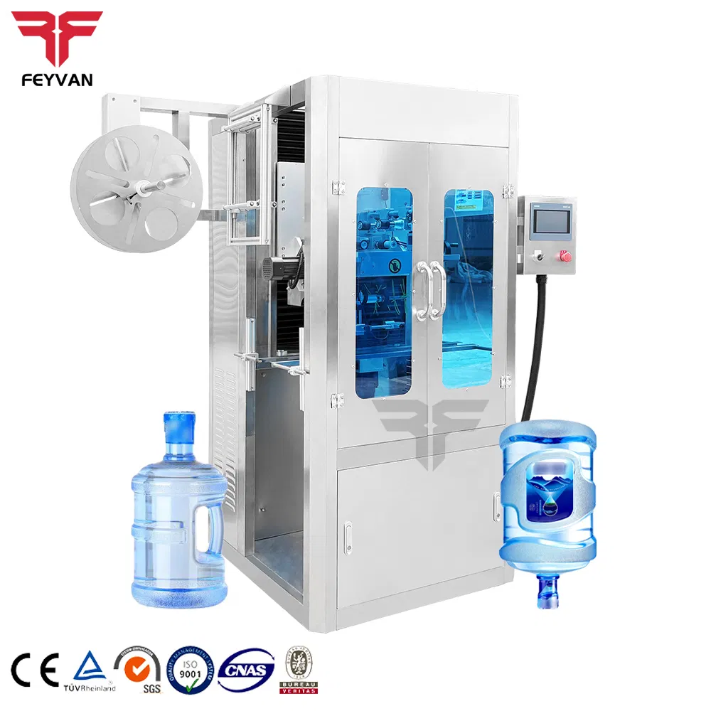 Automatic Beverage Large Barrel Steam Heat Shrink Sleeve Labeling Machine Price