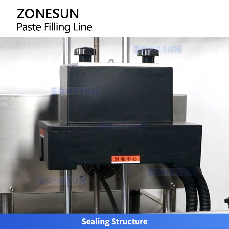 Zonesun Zs-Fal180g6 Automatic Paste Filling Capping Labeling Machine for Cream Lotion Cosmetic and Personal Care Packaging