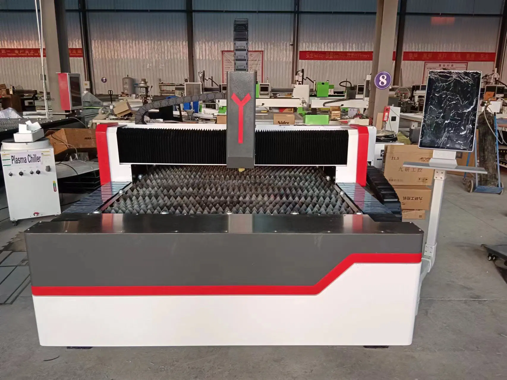 High Quality CNC Fiber Laser Cutter Machine for Metal Carbon Stainless 3015 CNC 3D Engraving and Cutting Laser Marking Machine