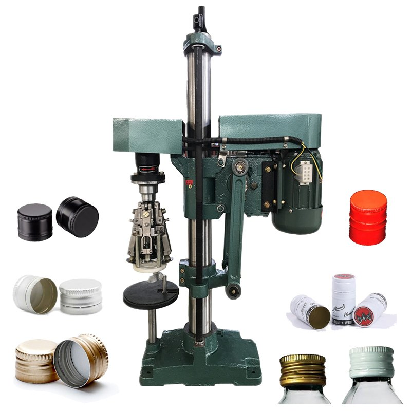 Semi Automatic Glass Wine Bottle Screw Ropp Capping Machine