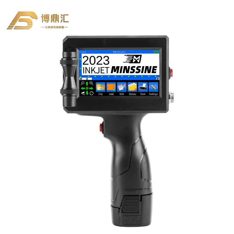 Multi Languages Date Batch Number Portable Inkjet Printer Handheld Coding Printing Machine