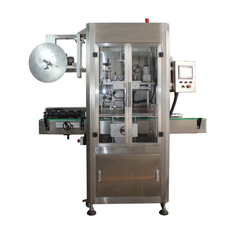 High Speed Plastic Bottle Shrink Sleeve Labeling Device Sleeve Labeling Equipment