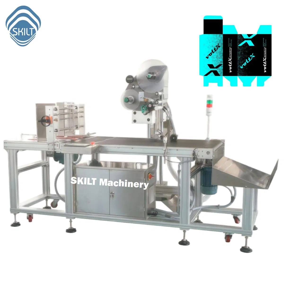 Advanced Unshaped Box Labeling Machine and Paging Labeller System