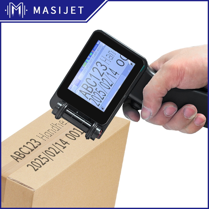 Handheld Inkjet Printer Small Coding Machine for Date Batch Code Expiry Marking Automatic Box Printing