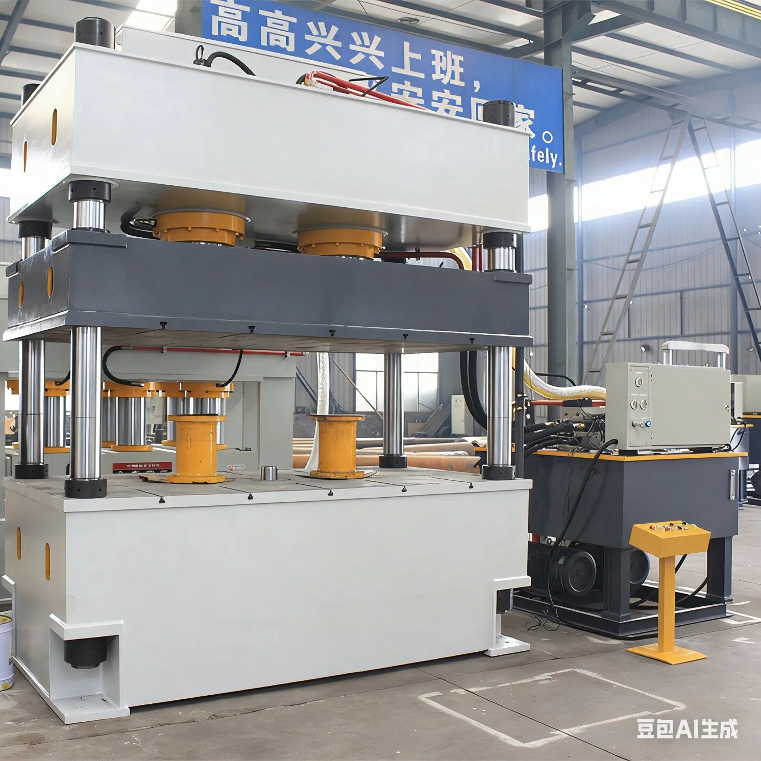 500t Heavy-Duty Double-Cylinder Hydraulic Press for Industrial Use